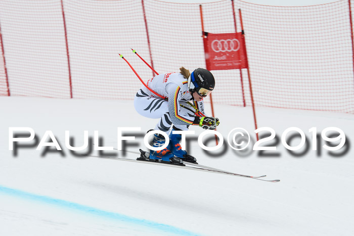 FIS, Int. Dt. Meisterschaft Abfahrt, Training, Damen + Herren, 19.03.2019