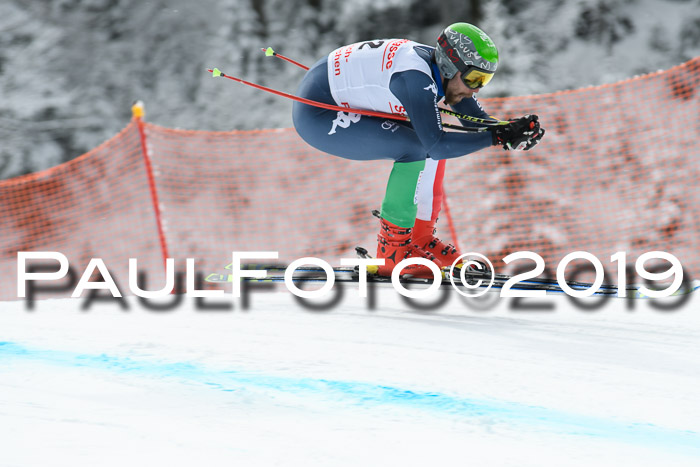 FIS, Int. Dt. Meisterschaft Abfahrt, Training, Damen + Herren, 19.03.2019