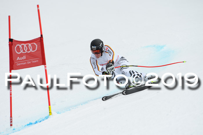 FIS, Int. Dt. Meisterschaft Abfahrt, Training, Damen + Herren, 19.03.2019