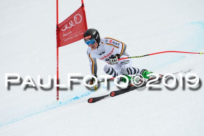 FIS, Int. Dt. Meisterschaft Abfahrt, Training, Damen + Herren, 19.03.2019