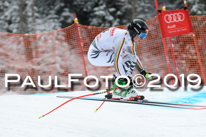 FIS, Int. Dt. Meisterschaft Abfahrt, Training, Damen + Herren, 19.03.2019