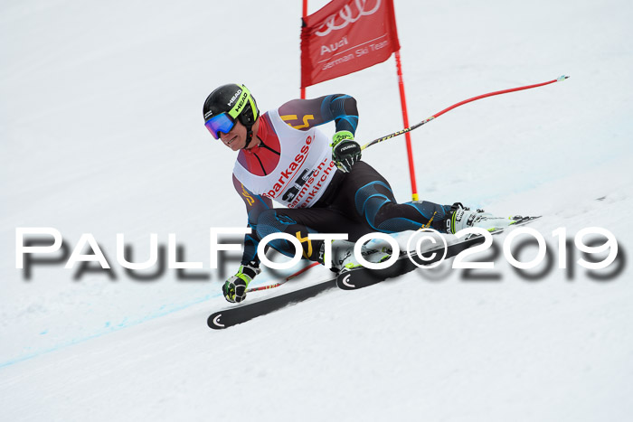 FIS, Int. Dt. Meisterschaft Abfahrt, Training, Damen + Herren, 19.03.2019