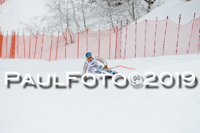 FIS, Int. Dt. Meisterschaft Abfahrt, Training, Damen + Herren, 19.03.2019