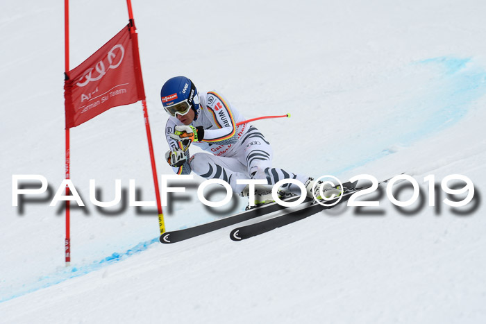 FIS, Int. Dt. Meisterschaft Abfahrt, Training, Damen + Herren, 19.03.2019
