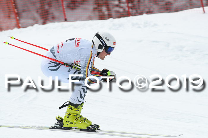 FIS, Int. Dt. Meisterschaft Abfahrt, Training, Damen + Herren, 19.03.2019