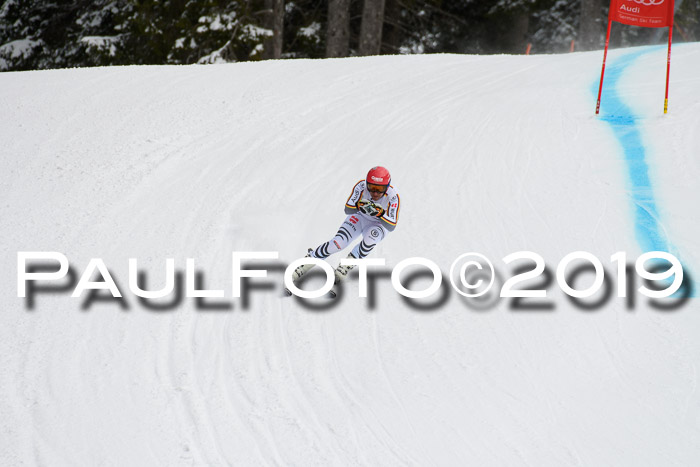 FIS, Int. Dt. Meisterschaft Abfahrt, Training, Damen + Herren, 19.03.2019