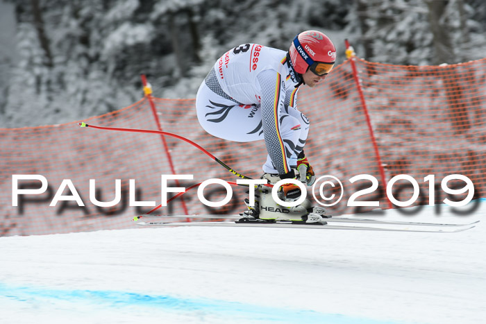 FIS, Int. Dt. Meisterschaft Abfahrt, Training, Damen + Herren, 19.03.2019