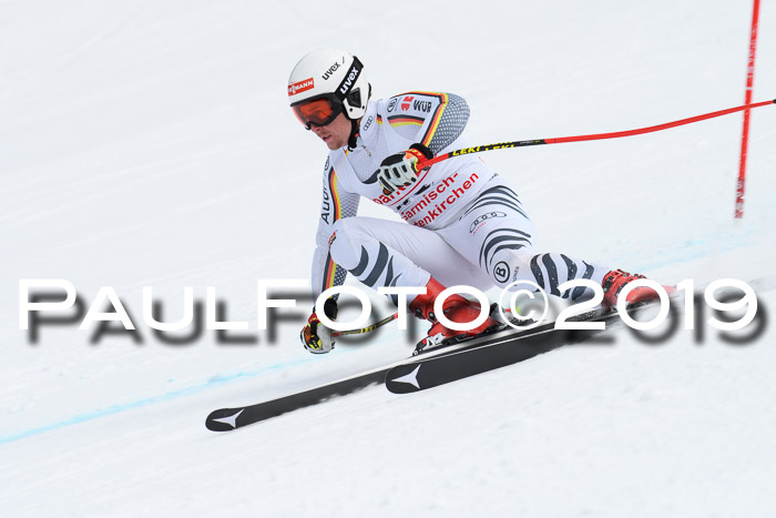 FIS, Int. Dt. Meisterschaft Abfahrt, Training, Damen + Herren, 19.03.2019