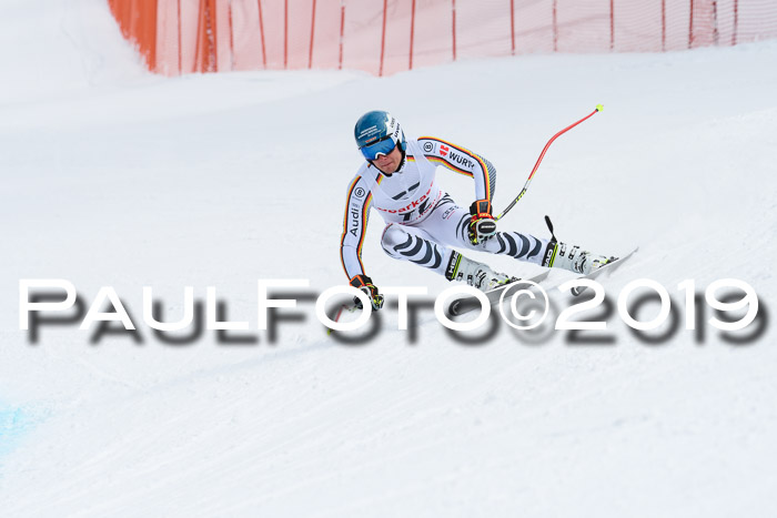 FIS, Int. Dt. Meisterschaft Abfahrt, Training, Damen + Herren, 19.03.2019