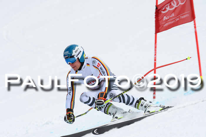 FIS, Int. Dt. Meisterschaft Abfahrt, Training, Damen + Herren, 19.03.2019