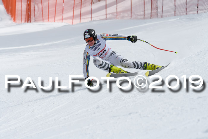 FIS, Int. Dt. Meisterschaft Abfahrt, Training, Damen + Herren, 19.03.2019