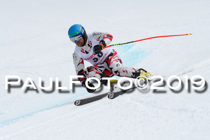 FIS, Int. Dt. Meisterschaft Abfahrt, Training, Damen + Herren, 19.03.2019