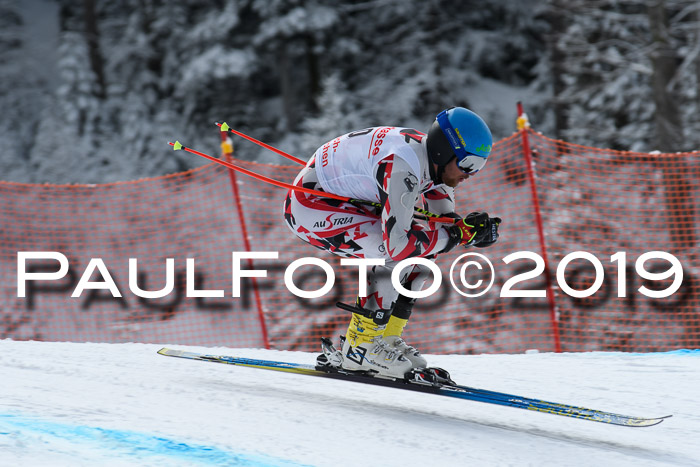 FIS, Int. Dt. Meisterschaft Abfahrt, Training, Damen + Herren, 19.03.2019
