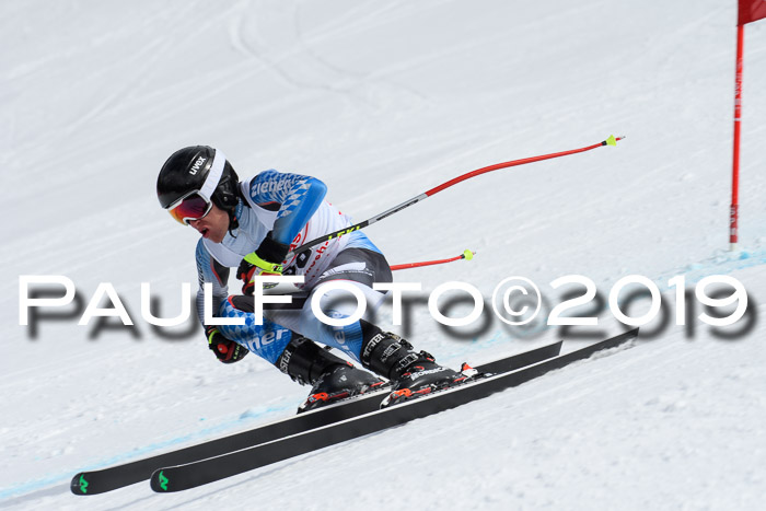 FIS, Int. Dt. Meisterschaft Abfahrt, Training, Damen + Herren, 19.03.2019