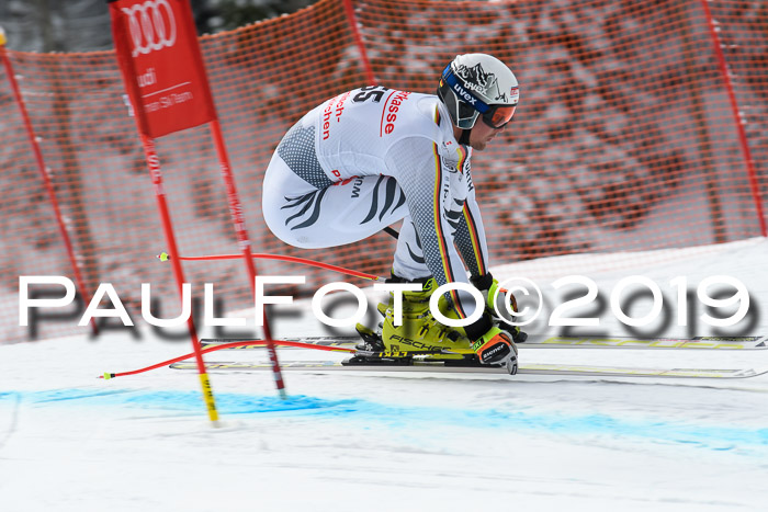 FIS, Int. Dt. Meisterschaft Abfahrt, Training, Damen + Herren, 19.03.2019