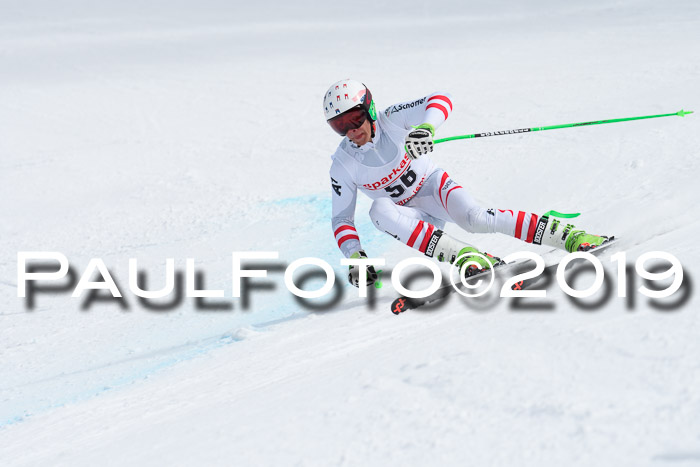 FIS, Int. Dt. Meisterschaft Abfahrt, Training, Damen + Herren, 19.03.2019