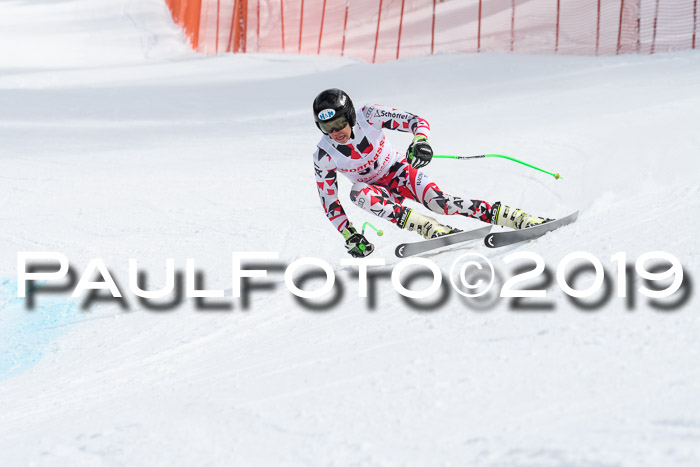 FIS, Int. Dt. Meisterschaft Abfahrt, Training, Damen + Herren, 19.03.2019