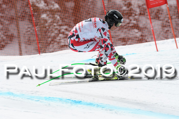 FIS, Int. Dt. Meisterschaft Abfahrt, Training, Damen + Herren, 19.03.2019