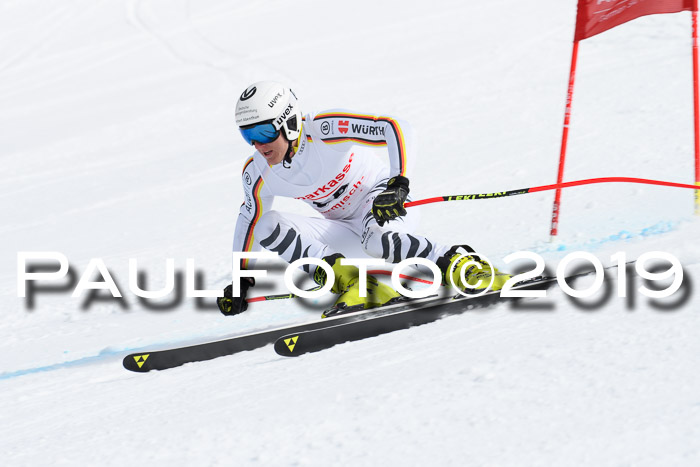 FIS, Int. Dt. Meisterschaft Abfahrt, Training, Damen + Herren, 19.03.2019