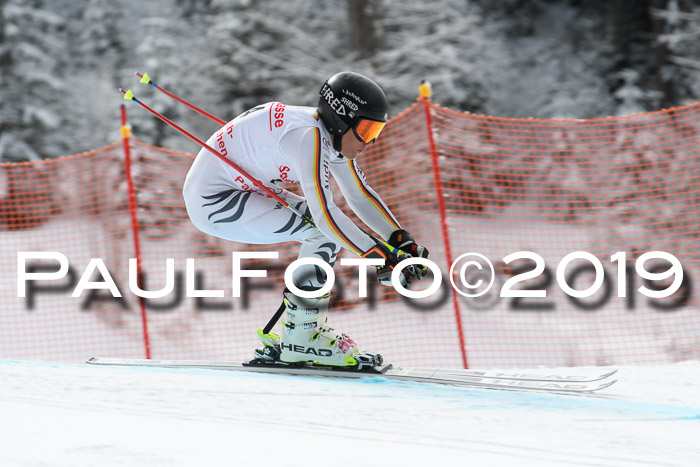 FIS, Int. Dt. Meisterschaft Abfahrt, Training, Damen + Herren, 19.03.2019