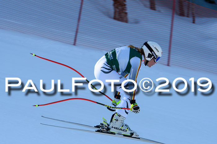 FIS, Int. Dt. Meisterschaft Abfahrt, Damen + Herren, 20.03.2019