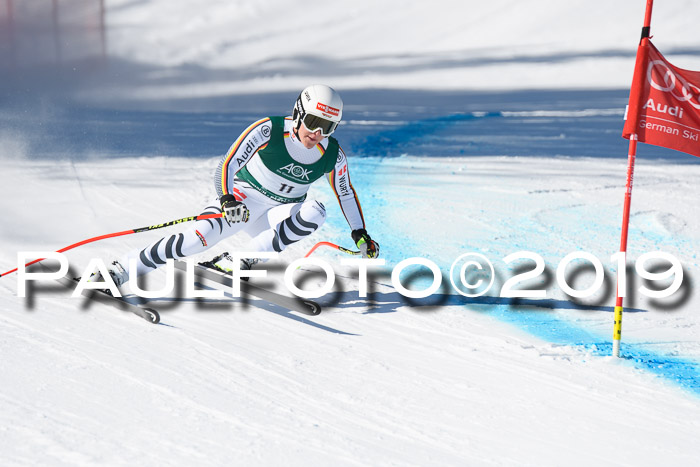 FIS, Int. Dt. Meisterschaft Abfahrt, Damen + Herren, 20.03.2019