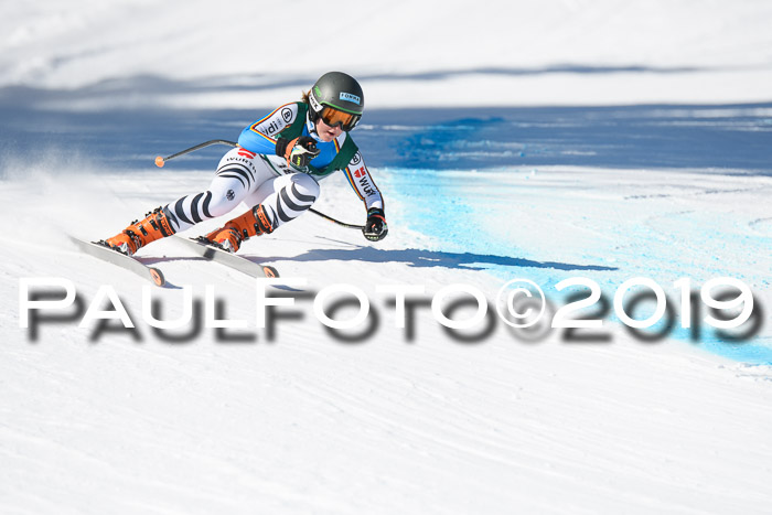 FIS, Int. Dt. Meisterschaft Abfahrt, Damen + Herren, 20.03.2019