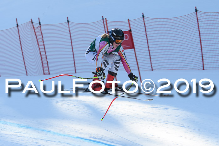 FIS, Int. Dt. Meisterschaft Abfahrt, Damen + Herren, 20.03.2019