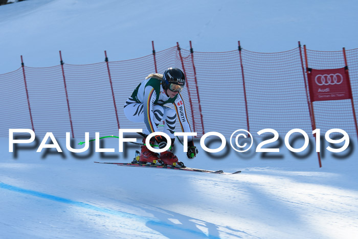 FIS, Int. Dt. Meisterschaft Abfahrt, Damen + Herren, 20.03.2019