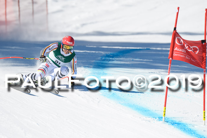 FIS, Int. Dt. Meisterschaft Abfahrt, Damen + Herren, 20.03.2019