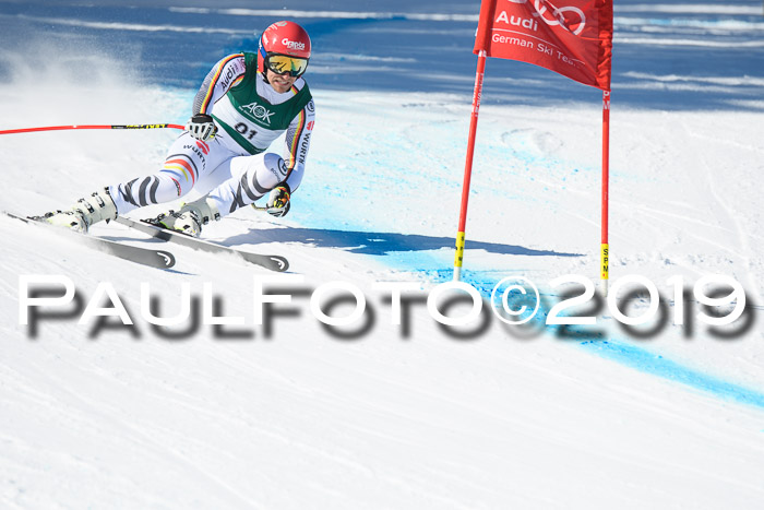 FIS, Int. Dt. Meisterschaft Abfahrt, Damen + Herren, 20.03.2019