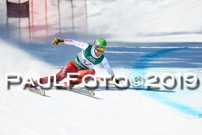 FIS, Int. Dt. Meisterschaft Abfahrt, Damen + Herren, 20.03.2019