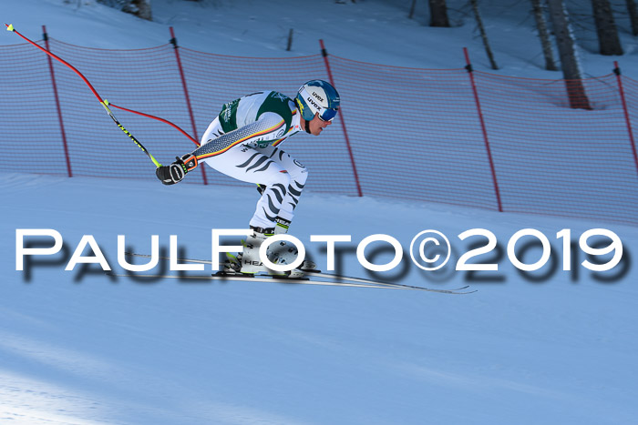 FIS, Int. Dt. Meisterschaft Abfahrt, Damen + Herren, 20.03.2019