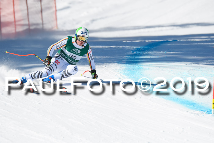 FIS, Int. Dt. Meisterschaft Abfahrt, Damen + Herren, 20.03.2019