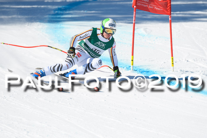 FIS, Int. Dt. Meisterschaft Abfahrt, Damen + Herren, 20.03.2019
