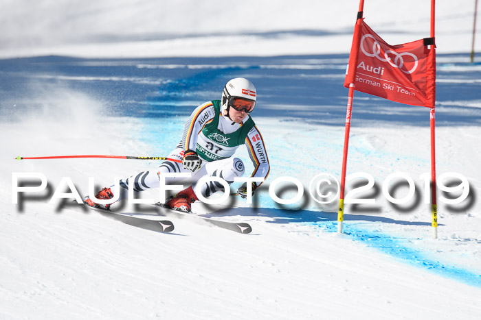 FIS, Int. Dt. Meisterschaft Abfahrt, Damen + Herren, 20.03.2019