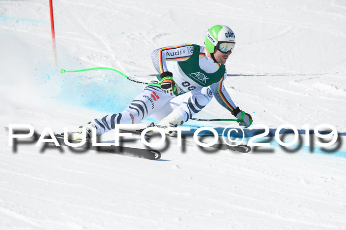 FIS, Int. Dt. Meisterschaft Abfahrt, Damen + Herren, 20.03.2019