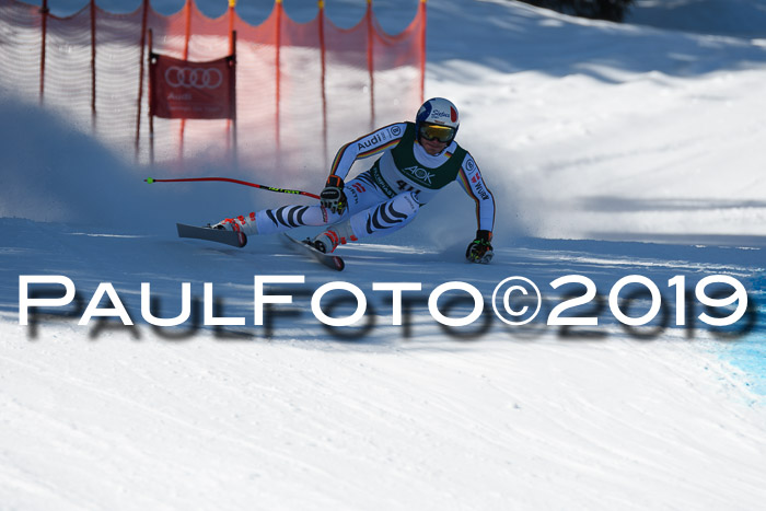 FIS, Int. Dt. Meisterschaft Abfahrt, Damen + Herren, 20.03.2019