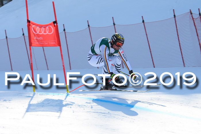 FIS, Int. Dt. Meisterschaft Abfahrt, Damen + Herren, 20.03.2019