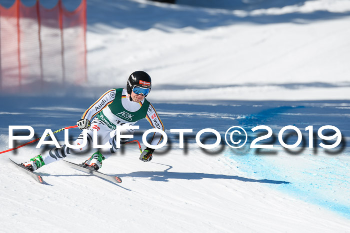 FIS, Int. Dt. Meisterschaft Abfahrt, Damen + Herren, 20.03.2019