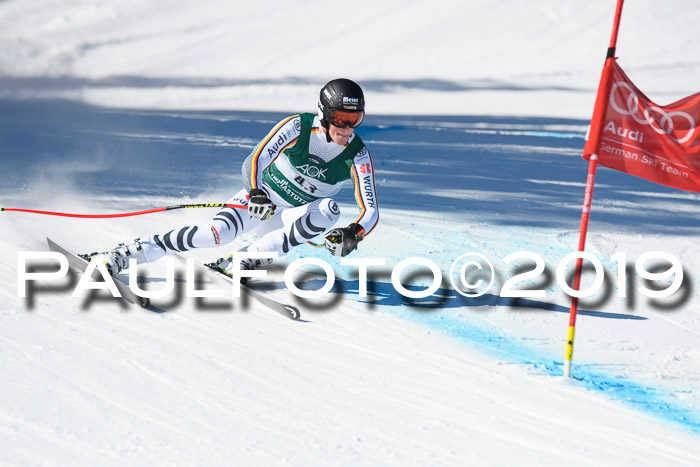 FIS, Int. Dt. Meisterschaft Abfahrt, Damen + Herren, 20.03.2019