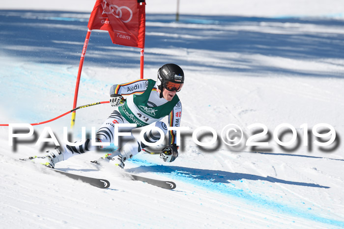 FIS, Int. Dt. Meisterschaft Abfahrt, Damen + Herren, 20.03.2019