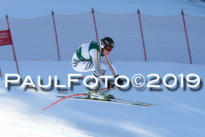 FIS, Int. Dt. Meisterschaft Abfahrt, Damen + Herren, 20.03.2019