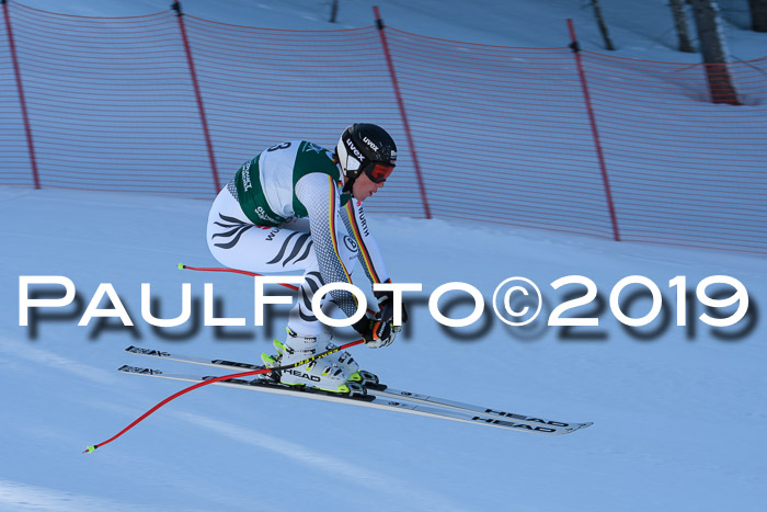 FIS, Int. Dt. Meisterschaft Abfahrt, Damen + Herren, 20.03.2019