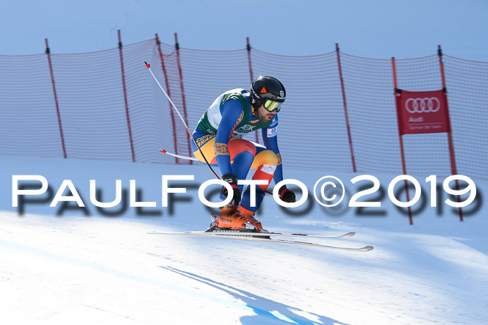 FIS, Int. Dt. Meisterschaft Abfahrt, Damen + Herren, 20.03.2019