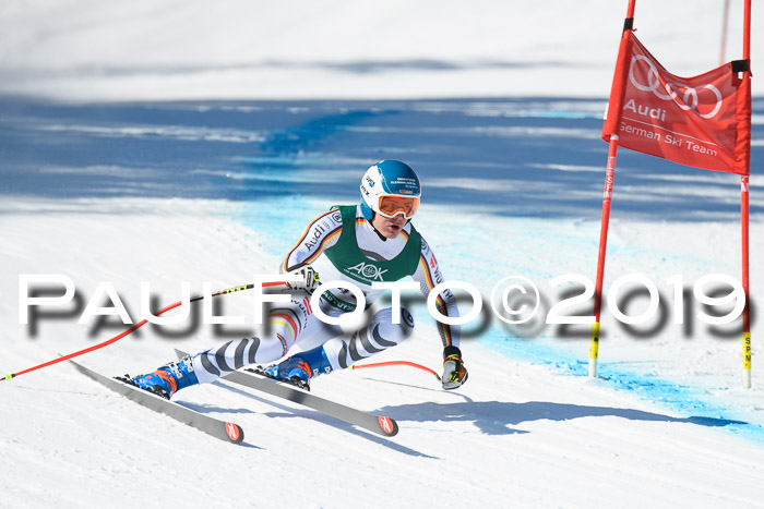 FIS, Int. Dt. Meisterschaft Abfahrt, Damen + Herren, 20.03.2019