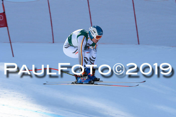 FIS, Int. Dt. Meisterschaft Abfahrt, Damen + Herren, 20.03.2019
