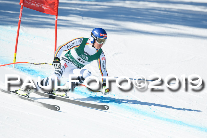 FIS, Int. Dt. Meisterschaft Abfahrt, Damen + Herren, 20.03.2019