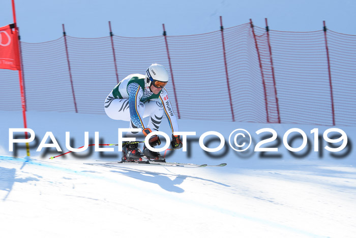 FIS, Int. Dt. Meisterschaft Abfahrt, Damen + Herren, 20.03.2019