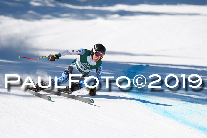 FIS, Int. Dt. Meisterschaft Abfahrt, Damen + Herren, 20.03.2019